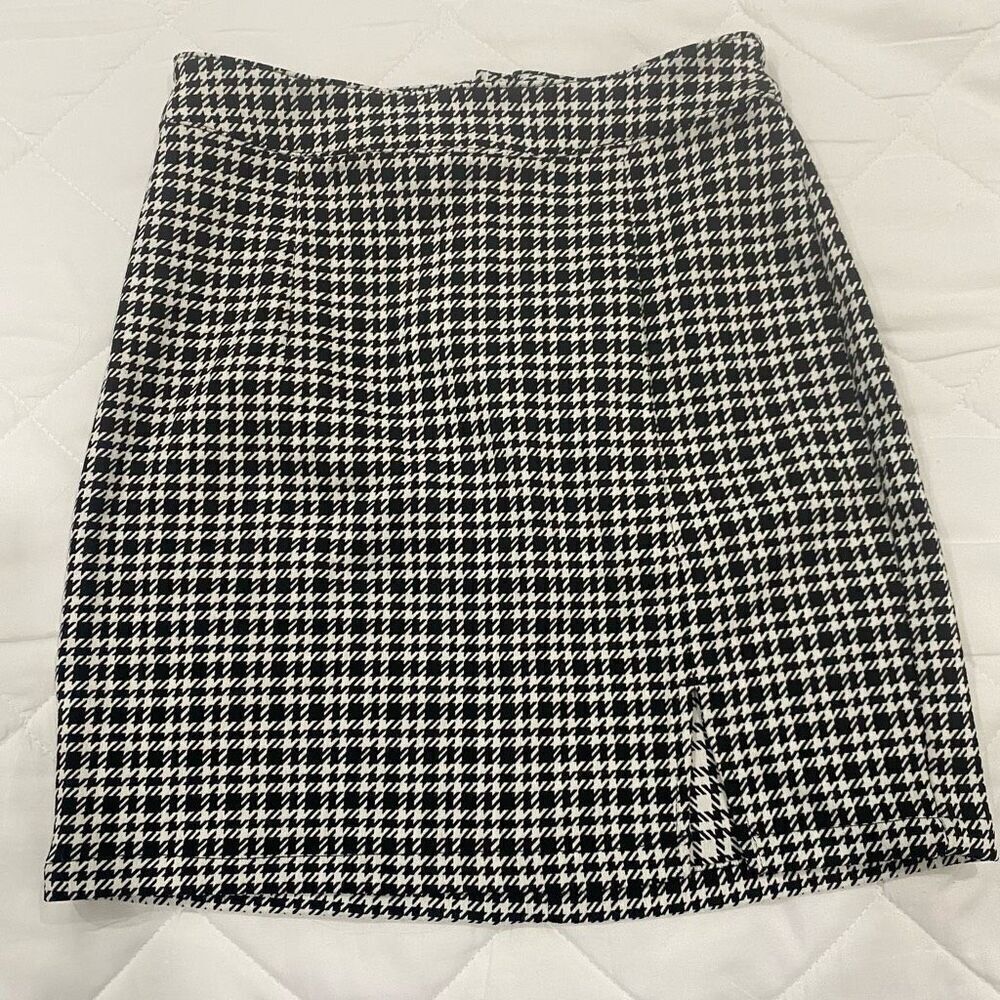 Garage Houndstooth Mini Skirt Size Xs